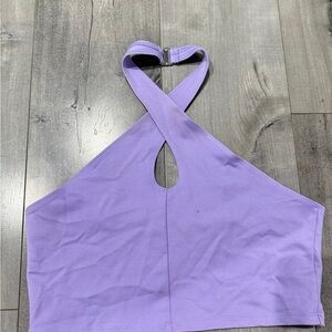 Sunday Best Lavender Crop Top